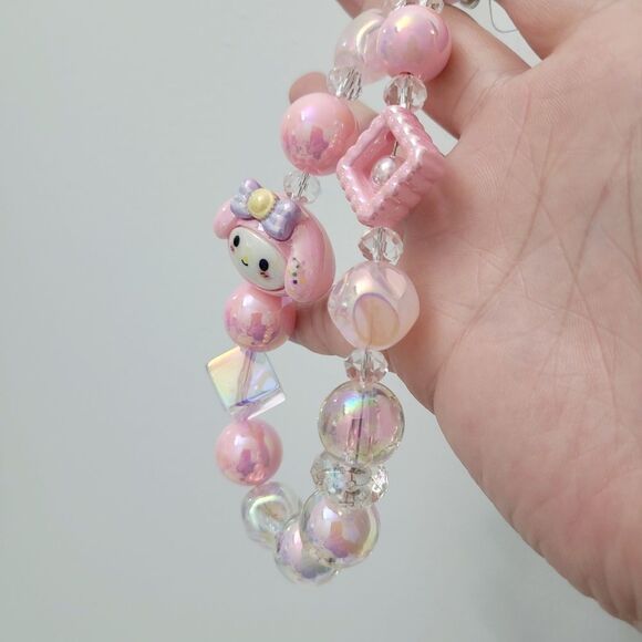 Brand New Handmade My Melody Phone Charms Keychain - Picture 5 of 8